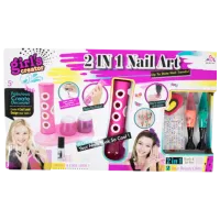 Креативный набор ICOM Girl's Creator 2 in 1 Nail Art 7144401 5+/ Разноцветный Розовый