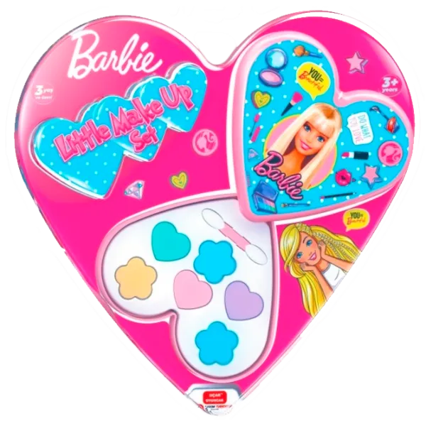 Set de creație Ucar Toys Little Make Up Set Barbie 8695989007113 3+/ Multicolor Pink photo 1