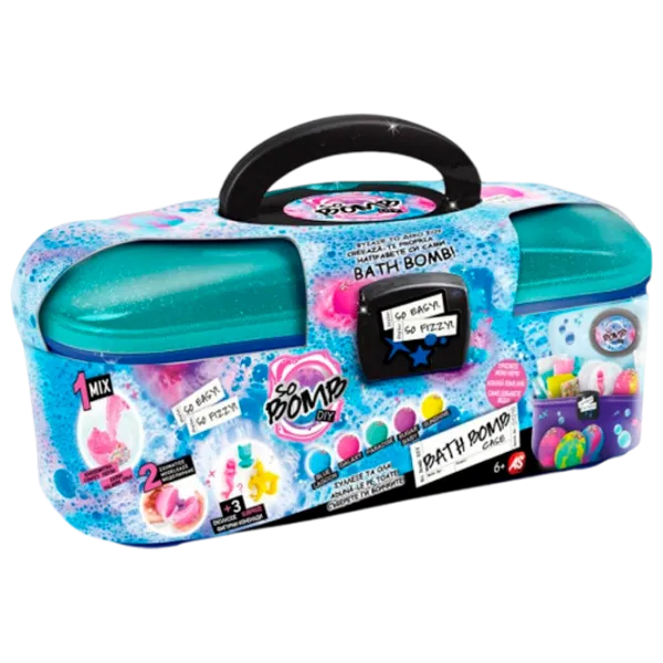 Set de creație As Kids So Bomb DIY Valiză Bath Bomb 1863-13104 6+/ Multicolor Multicolor photo 1