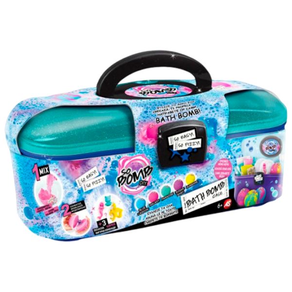 Set de creație As Kids So Bomb DIY Valiză Bath Bomb 1863-13104 6+/ Multicolor Multicolor photo 1
