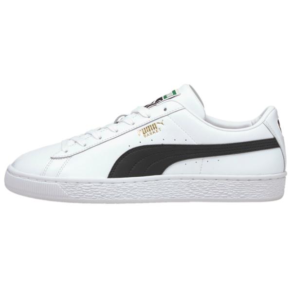 Ghete pentru bărbați Puma Basket Classic XXI 47 / White Black photo 2