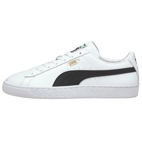 Ghete pentru bărbați Puma Basket Classic XXI 42 / White Black photo 2