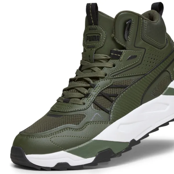 Botine pentru bărbați Puma Trinity Mid Hybrid 40/ Green photo 4