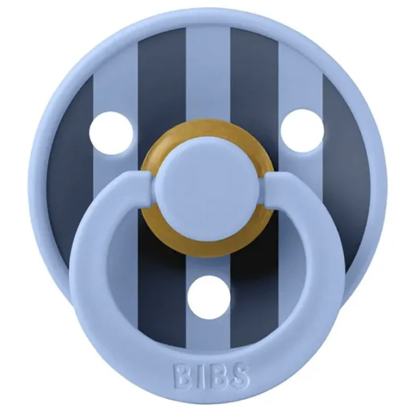 Соска круглая Bibs Studio Colour 11015101 Для мальчиков/ 0 месяцев - 6 месяцев/ Латекс/ Синий photo 2