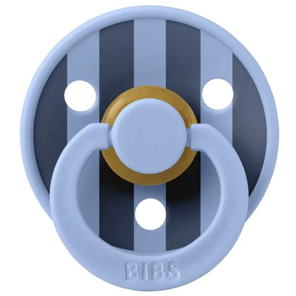 Соска круглая Bibs Studio Colour 11015101 Для мальчиков/ 0 месяцев - 6 месяцев/ Латекс/ Синий photo 2