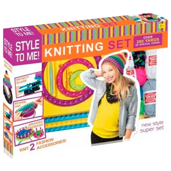 Set de creație Optmarket Style To Me! Knitting Set ДЕ05.339 6+/ Multicolor Multicolor photo 1