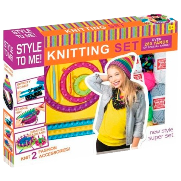 Set de creație Optmarket Style To Me! Knitting Set ДЕ05.339 6+/ Multicolor Multicolor photo 1