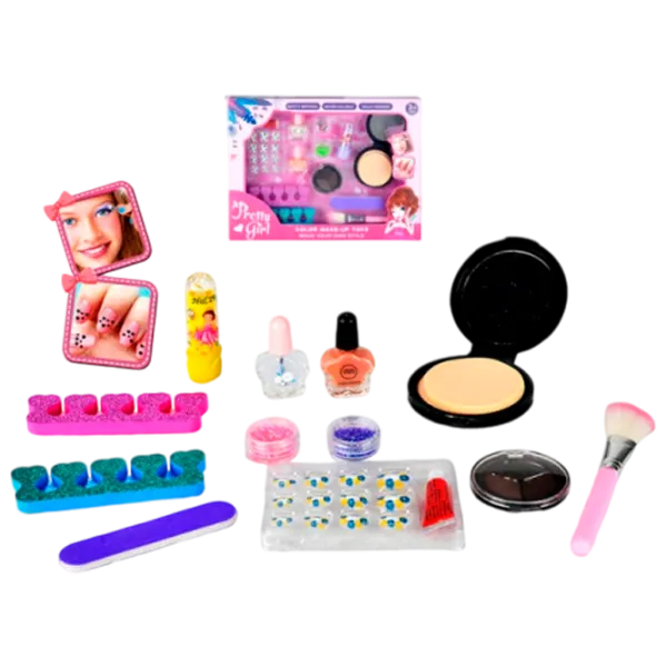 Set de creație Optmarket Pretty The Girl Set de frumusețe ДЕ05.426 3+/ Multicolor Pink photo 1