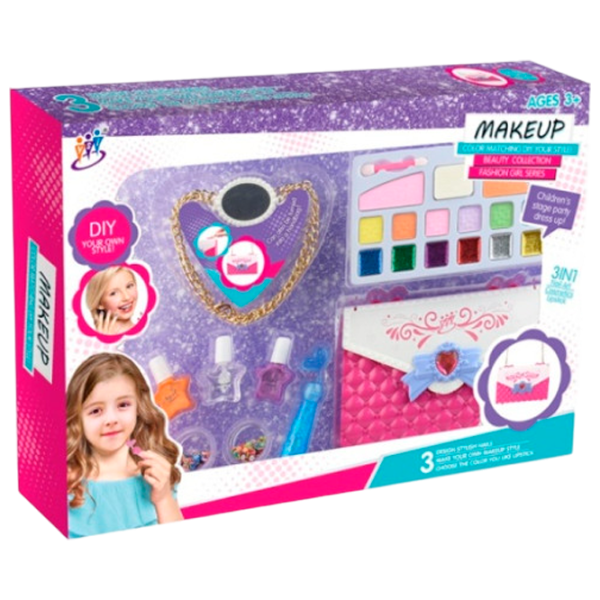 Set de creație Optmarket MakeUp Set de frumusețe ДЕ06.33 3+/ Multicolor Pink photo 1