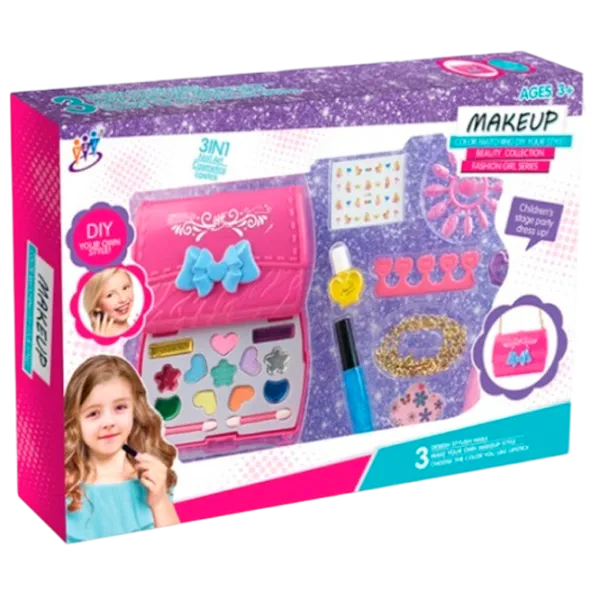 Set de creație Optmarket MakeUp Set de frumusețe ДЕ06.34 3+/ Multicolor Pink photo 1 Set de creație Optmarket MakeUp Set de frumusețe ДЕ06.34 3+/ Multicolor Pink photo 1