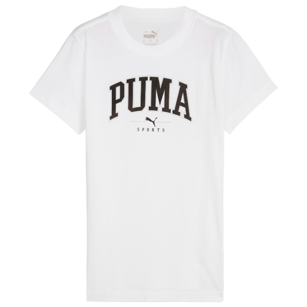 Tricou pentru femei Puma Squad Graphic Tee 100% bumbac/ White photo 1