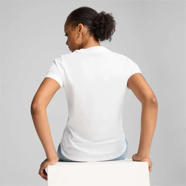 Футболка для женщин Puma Squad Graphic Tee 100% хлопок/ Белый photo 4