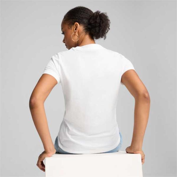 Футболка для женщин Puma Squad Graphic Tee 100% хлопок/ Белый photo 4