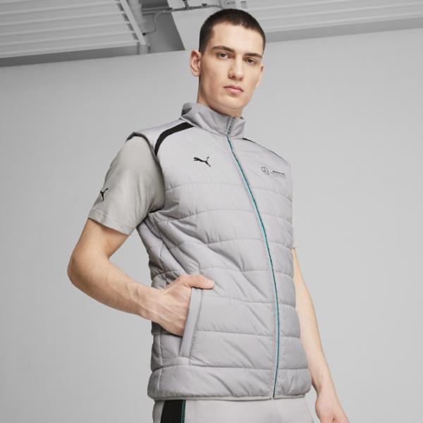 Vestă pentru bărbați Puma Mapf1 Padded Gilet Team L/ Silver photo 3