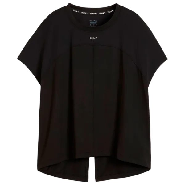 Tricou pentru femei Puma CLOUDSPUN Mix Tee 6% elastan/ Black photo 1