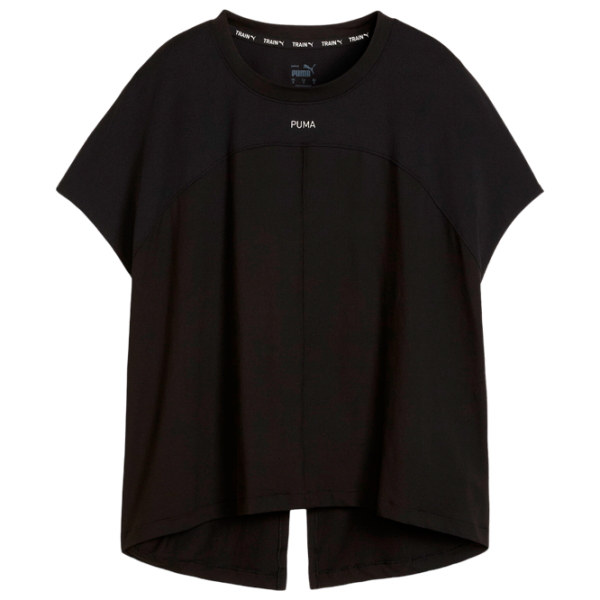 Tricou pentru femei Puma CLOUDSPUN Mix Tee 6% elastan/ Black photo 1