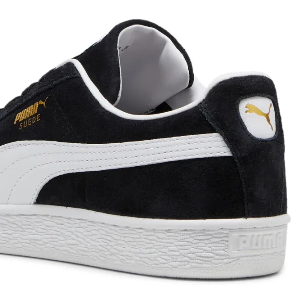 Ghete pentru bărbați Puma Suede Classic 44.5 / Black White photo 5