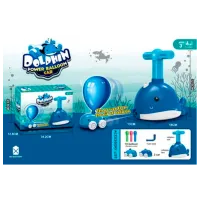 Игровой набор ICOM Power Ballon Dolphin 7163036 3+/ Разноцветный Синий