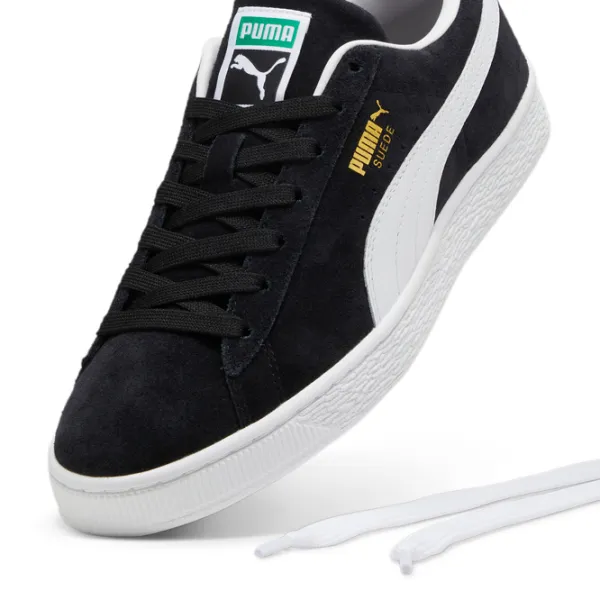 Кеды для мужчин Puma Suede Classic 42.5 / Черный Белый photo 4