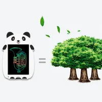 Tabletă grafică Helmet Kids Color Painting Panda WT-8516 2+ / Black White photo 8