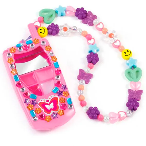 Креативный набор Make It Real Applicator Stories in Antenna Flip Phone Lip Gloss Set and DIY Lanyard 2329M 6+/ Разноцветный Зеленый photo 3