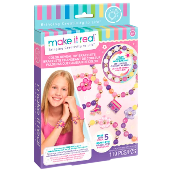 Креативный набор Make It Real Color Reveal DIY Bracelets 1217M 8+/ Разноцветный Разноцветный photo 1 Креативный набор Make It Real Color Reveal DIY Bracelets 1217M 8+/ Разноцветный Разноцветный photo 1
