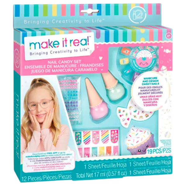 Креативный набор Make It Real Manicure and Design Sweet Nails Nail Candy Set 2328M 8+/ Разноцветный Разноцветный photo 1