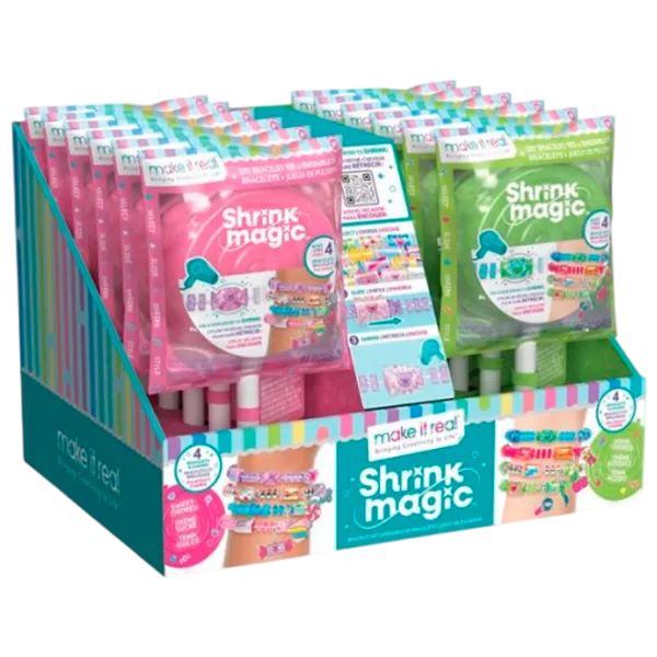 Креативный набор Make It Real Shrink Magic Lollipop Bracelet Kit 1757M 8+/ Разноцветный Разноцветный photo 1