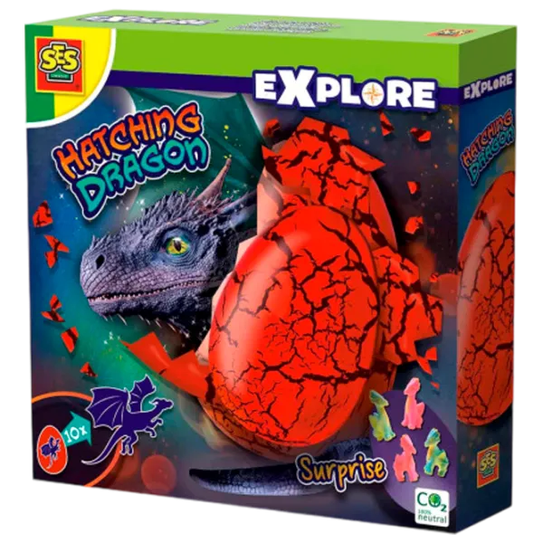 Set de creație SES Explore Hatching Dragon 25120S 5+/ Multicolor Multicolor photo 1