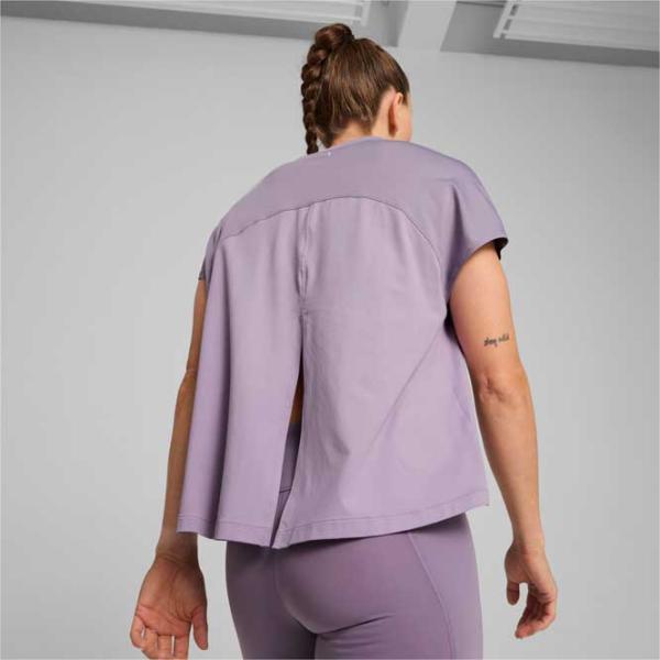 Футболка для женщин Puma CLOUDSPUN Mix Tee 6 % эластан/ Пурпурный photo 4