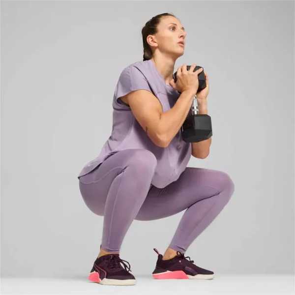 Футболка для женщин Puma CLOUDSPUN Mix Tee 6 % эластан/ Пурпурный photo 5