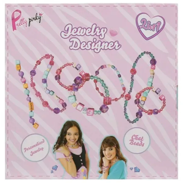 Set de creație Noriel Pretty Pinky Jewelry Designer 2In1 S01011036 3+/ Multicolor Pink photo 3