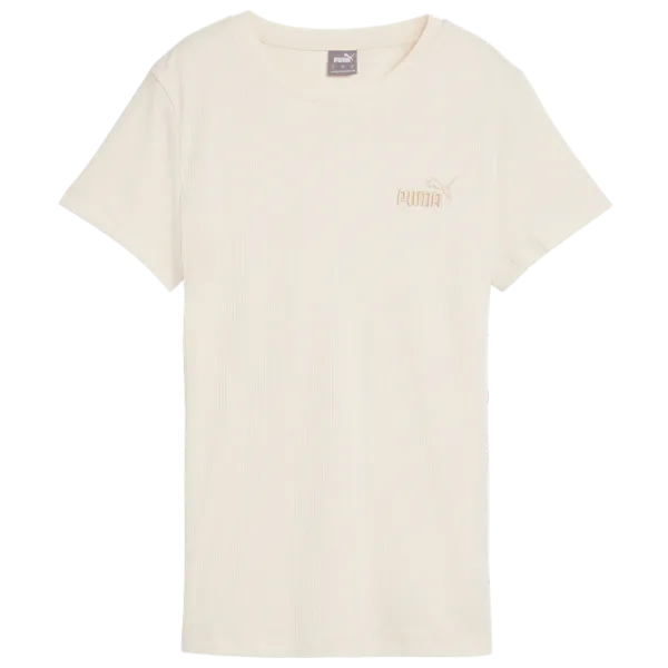 Tricou pentru femei Puma Ess Elevated Tee 100% bumbac/ White photo 1