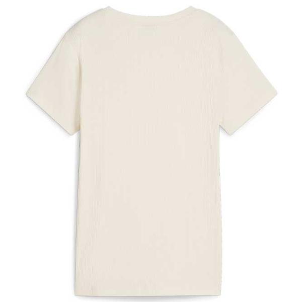 Tricou pentru femei Puma Ess Elevated Tee 100% bumbac/ White photo 2