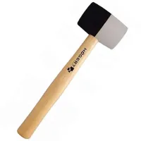 Молоток для укладки плитки Hoegert HT3B044 Резина/ Дерево