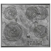 Plită încorporabilă electrică Kaiser KCT 6715 F Ara 6500 W/ Gray