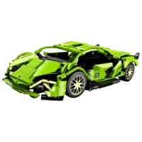 Constructor cu telecomandă Great Blocks K96122 Mașină/ Green