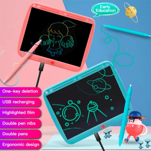 Tabletă grafică Helmet Kids Color Painting Board X-16 3+/ Black photo 4