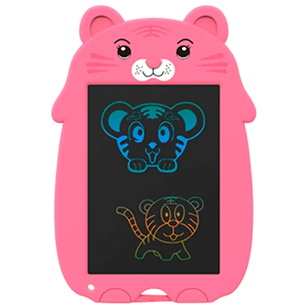 Графический планшет Helmet Kids Color Painting Board Tiger WT-0901 2+/ Черный Розовый photo 1