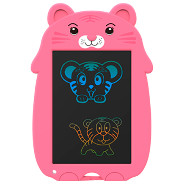 Графический планшет Helmet Kids Color Painting Board Tiger WT-0901 2+/ Черный Розовый photo 1