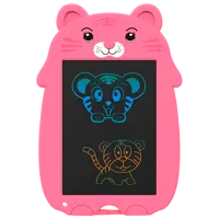 Графический планшет Helmet Kids Color Painting Board Tiger WT-0901 2+/ Черный Розовый