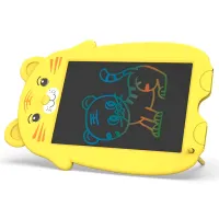 Tabletă grafică Helmet Kids Color Painting Board Tiger WT-0901 2+/ Black Pink photo 6