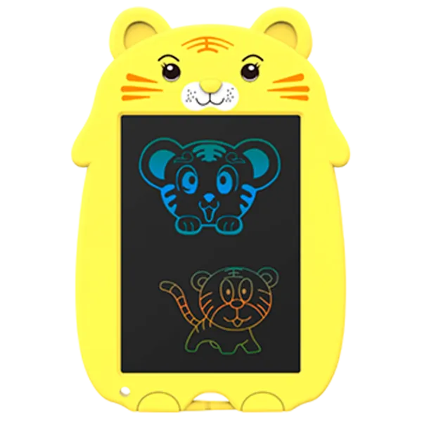 Tabletă grafică Helmet Kids Color Painting Board Tiger WT-0901 2+/ Black Yellow photo 1
