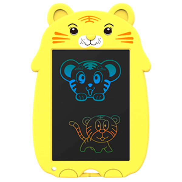 Tabletă grafică Helmet Kids Color Painting Board Tiger WT-0901 2+/ Black Yellow photo 1
