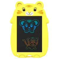 Tabletă grafică Helmet Kids Color Painting Board Tiger WT-0901 2+/ Black Yellow
