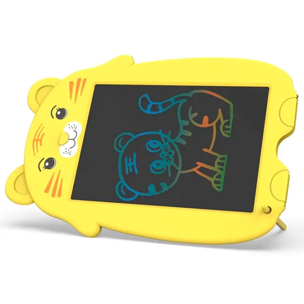 Tabletă grafică Helmet Kids Color Painting Board Tiger WT-0901 2+/ Black Yellow photo 3