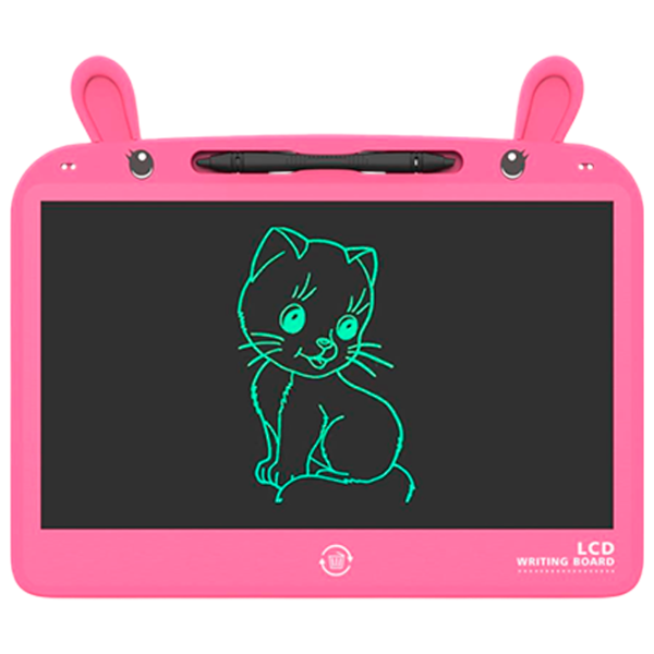Графический планшет Helmet Kids Color Painting Board Big Cartoon Rabbit WT-1302 3+/ Черный Розовый photo 1