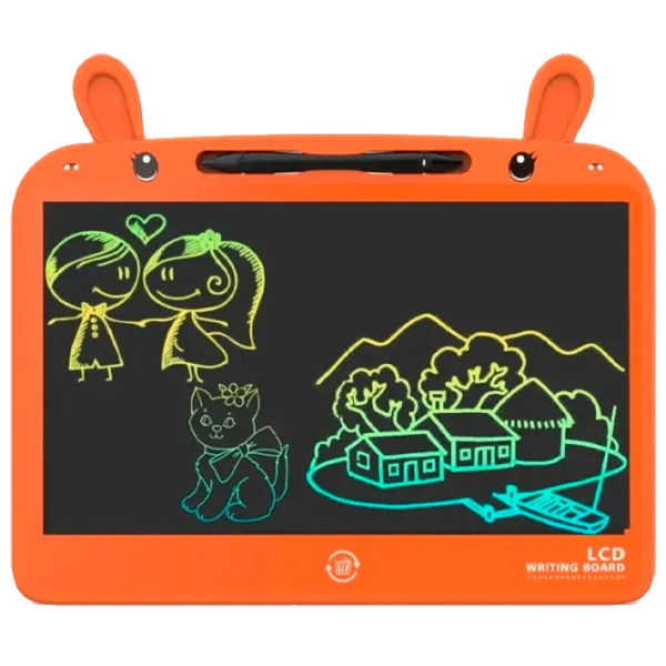 Графический планшет Helmet Kids Color Painting Board Big Cartoon Bear WT-1302 3+/ Черный Оранжевый photo 1