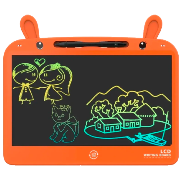 Графический планшет Helmet Kids Color Painting Board Big Cartoon Bear WT-1302 3+/ Черный Оранжевый photo 1