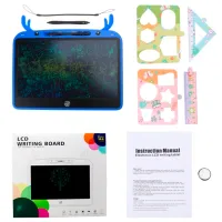 Tabletă grafică Helmet Kids Color Painting Board Big Cartoon Deer WT-1302 3+/ Black Blue photo 6
